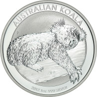 Monnaie, Australie, Elizabeth II, Dollar, 2012, Perth, Koala, FDC, Argent - Sonstige & Ohne Zuordnung