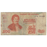 Billet, Grèce, 200 Drachmaes, 1996, 1996-09-02, KM:204a, AB - Griekenland