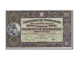 Billet, Suisse, 5 Franken, 1951, 1951-02-22, SUP - Zwitserland