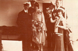 "Wedding Reception, 1927" Holy Trinity-Cowes, Isle Of Wight, Solent, Yachting, Fashion [CPM Nostalgia Postcard Repro] - Marriages