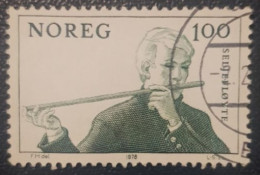 Norway 1Kr Musical Instruments 1978 Used - Used Stamps