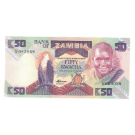 Billet, Zambie, 50 Kwacha, KM:28a, NEUF - Zambie