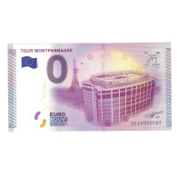 France, Billet Touristique - 0 Euro, 2015, UEAE000507, TOUR MONTPARNASSE, NEUF - Otros & Sin Clasificación
