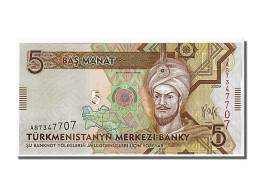 Billet, Turkmenistan, 5 Manat, 2009, KM:23a, NEUF - Turkmenistán