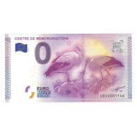 France, Billet Touristique - 0 Euro, 2015, UECX001146, CENTRE DE REINTRODUCTION - Otros & Sin Clasificación