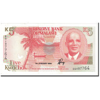 Billet, Malawi, 5 Kwacha, 1994, 1994-01-01, KM:24b, SPL - Malawi