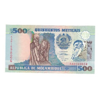 Billet, Mozambique, 500 Meticais, 1991, 1991-06-16, KM:134, NEUF - Mozambico