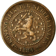 Monnaie, Pays-Bas, William III, 1/2 Cent, 1884, TTB, Bronze, KM:109.1 - 1849-1890: Willem III.