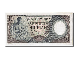 Billet, Indonésie, 10 Rupiah, 1958, NEUF - Indonesië