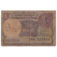 Inde, 1 Rupee, KM:78Ab, B - India