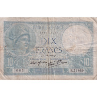 France, 10 Francs, Minerve, 1939, R.71469, TB, Fayette:7.6, KM:84 - 10 F 1916-1942 ''Minerve''