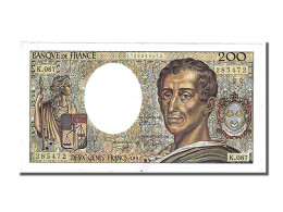 Billet, France, 200 Francs, 200 F 1981-1994 ''Montesquieu'', 1991, TTB+ - 200 F 1981-1994 ''Montesquieu''