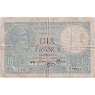 France, 10 Francs, Minerve, 1939, Y.78529, TB, Fayette:7.18, KM:84 - 10 F 1916-1942 ''Minerve''