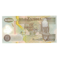 Billet, Zambie, 500 Kwacha, 2006, KM:43e, NEUF - Zambie