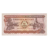 Billet, Mozambique, 50 Meticais, 1986, 1986-06-16, KM:129b, NEUF - Mozambique