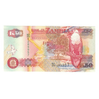 Billet, Zambie, 50 Kwacha, 2003, KM:37D, NEUF - Zambia