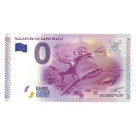 France, Billet Touristique - 0 Euro, 2015, UEEB001035, AQUARIUM DE SAINT MALO - Autres & Non Classés