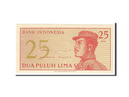 Billet, Indonésie, 25 Sen, 1964, KM:93a, NEUF - Indonesië