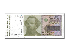 Billet, Argentine, 500 Australes, 1988, NEUF - Argentinien