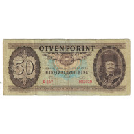 Billet, Hongrie, 50 Forint, 1969, 1969-06-30, KM:170h, TB - Hongarije