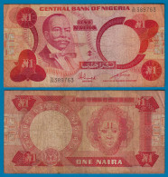 NIGERIA - 1 NAIRA Banknote ( 1979-84 ) PICK 19c SGE (5) Sig. 6  (18172 - Other - Africa