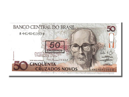 Billet, Brésil, 50 Cruzeiros On 50 Cruzados Novos, 1990, NEUF - Brazilië