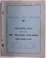 Ecole Mécaniciens De L'Armée De L'Air.Rochefort-sur-Mer.Cellules.Voilures Tournantes.Circuits Hydrauliques.électriques. - Luchtvaart