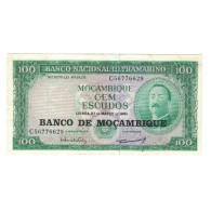 Billet, Mozambique, 100 Escudos, 1961, 1961-03-27, KM:117a, TTB - Moçambique