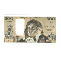 France, 500 Francs, Pascal, 1977, 1977-02-03, NEUF, Fayette:71.16, KM:156d - 500 F 1968-1993 ''Pascal''