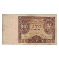 Billet, Pologne, 100 Zlotych, 1932, 1932-06-02, KM:74a, TB+ - Polen