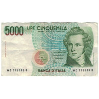 Billet, Italie, 5000 Lire, Undated (1985), 1985-01-04, KM:111c, TTB - 5.000 Lire