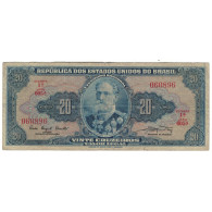 Billet, Brésil, 20 Cruzeiros, KM:168b, TB - Brasil