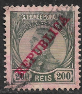 St. Thomas And Prince – 1912 King Manuel 200 Réis Mint Stamp - St. Thomas & Prince