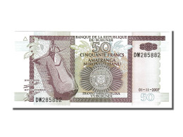 Billet, Burundi, 50 Francs, 2007, 2007-11-01, NEUF - Burundi