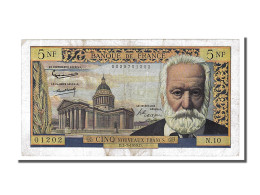 Billet, France, 5 Nouveaux Francs, 5 NF 1959-1965 ''Victor Hugo'', 1959 - 5 NF 1959-1965 ''Victor Hugo''