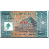 Billet, Lebanon, 50,000 Livres, 2014, Undated, KM:97, NEUF - Lebanon