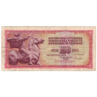 Billet, Yougoslavie, 100 Dinara, 1986, 1986-05-16, KM:90b, TB - Jugoslavia