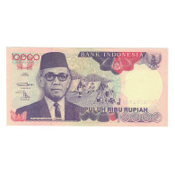 Billet, Indonésie, 10,000 Rupiah, 1992, KM:131a, TTB - Indonesien