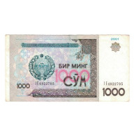 Billet, Ouzbékistan, 1000 Sum, 2001, KM:82, TTB - Ouzbékistan