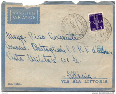 1940  LETTERA AEREA CON ANNULLO VENEZIA - Airmail