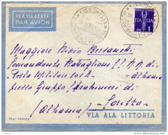 1940  LETTERA AEREA CON ANNULLO VENEZIA - Poste Aérienne