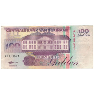 Billet, Surinam, 100 Gulden, 1998, 1998-02-10, KM:139b, TTB - Suriname