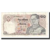 Billet, Thaïlande, 10 Baht, KM:87, TTB - Thaïlande