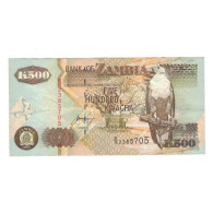 Billet, Zambie, 500 Kwacha, 2001, KM:39c, TTB+ - Sambia