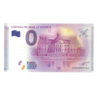 France, Billet Touristique - 0 Euro, 2015, UEBV003266, CHATEAU DE VAUX LE - Otros & Sin Clasificación