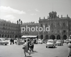 3 NEGATIVES SET 1964 SEAT 600 FIAT PLAZA SALMANCA SPAIN ESPANA  AMATEUR 60mm NEGATIVE NOT PHOTO FOTO - Non Classificati