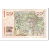 France, 100 Francs, 1947, 1947-01-09, TB+, Fayette:28.13, KM:128a - 100 F 1945-1954 ''Jeune Paysan''