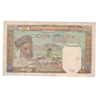 Billet, Algérie, 100 Francs, 1945, 1945-07-19, KM:88, TTB - Algerien
