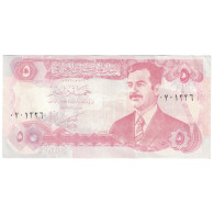 Billet, Iraq, 5 Dinars, KM:80b, SPL - Irak