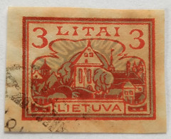 LITHUANIA LIETUVA 1923 Mi 194 .Wz 3 Ungezahnt - Litauen